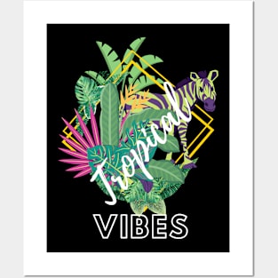 tropical plants Posters and Art